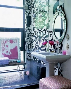 Eclectic Bathroom